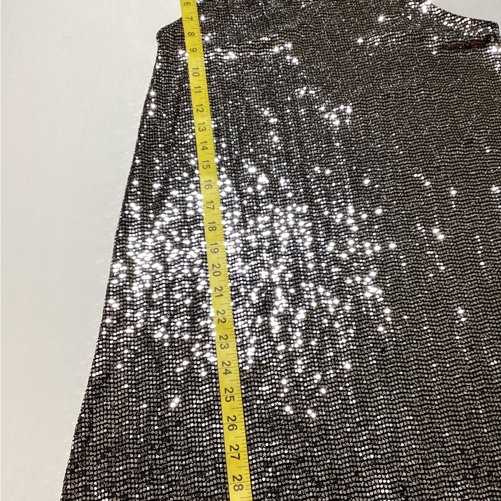 Audrey 3+1 Black Sparkle Slip Mini dress - Picture 8 of 9